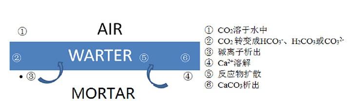 水泥免燒磚返堿現象的形成機理圖