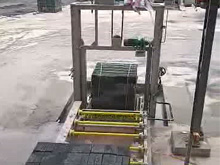 自動收磚機、碼垛機帶浸水效果